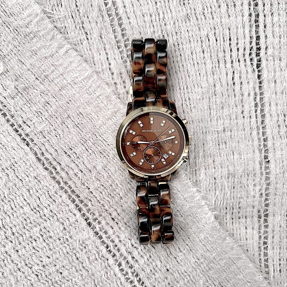 Michael Kors Tortoise Ladies Watch (MK5216)